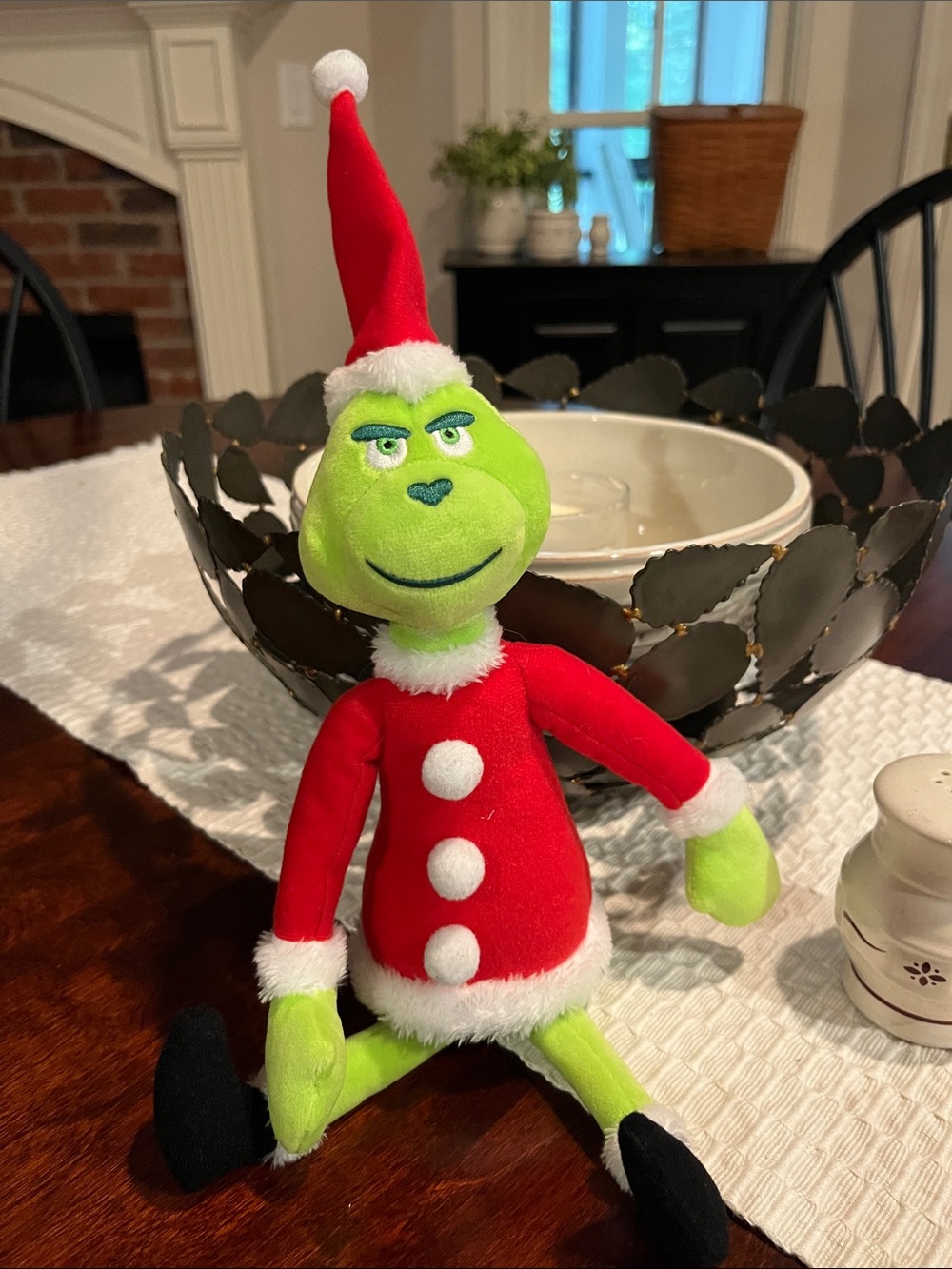 The Grinch Plush Holiday Doll - Green & Red